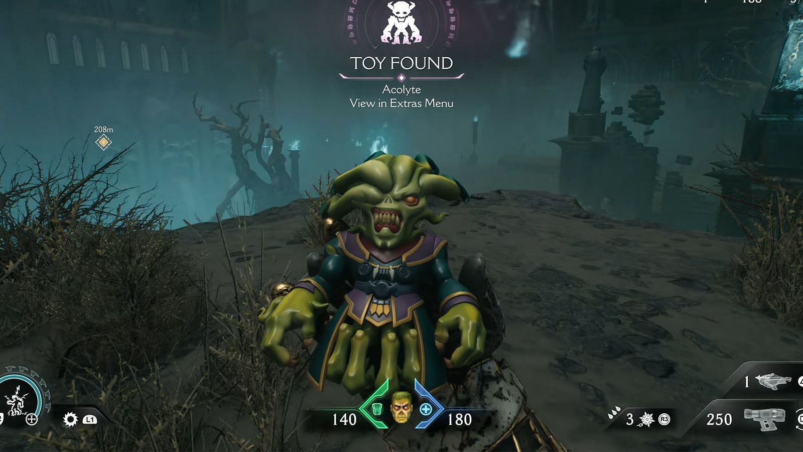 Acolyte Toy in Doom The Dark Ages (Image via Bethesda || YouTube/@BackseatGuides)